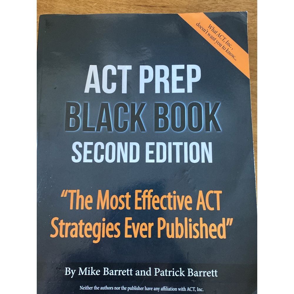 ACT Prep Black Book Second - Picture 1 of 3